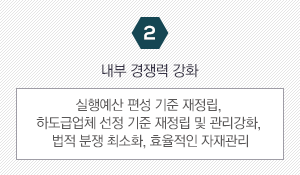 2. 내부 경쟁력 강화